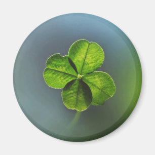 Imán Trébol de Cuatro Hojas Lucky Green