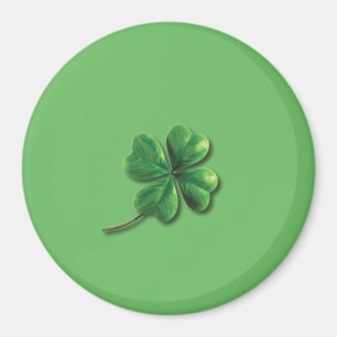 Imán Trébol de Irlanda Verde Moderno