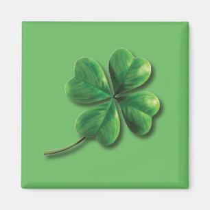 Imán Trébol de Irlanda Verde Moderno