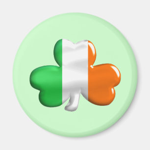 Imán Trébol irlandés de la bandera
