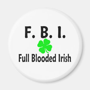 Imán Trébol lleno del irlandés del FBI Blooded