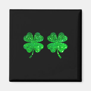 Imán Trébol Seno Irlandés S Seno Feliz St Patrick