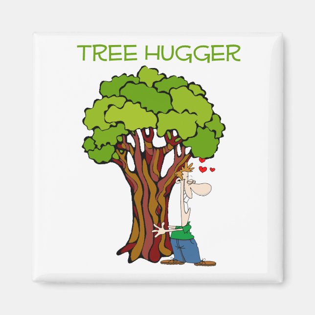 Imán Tree Hugger - Guy (Frente)
