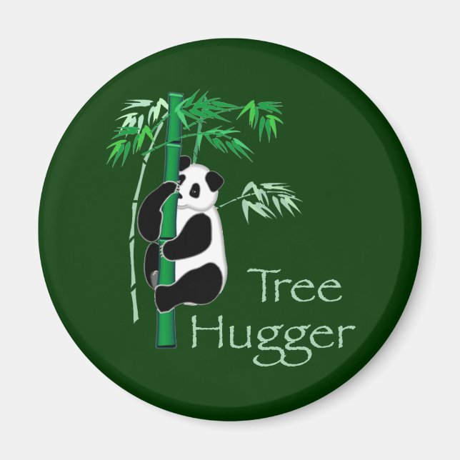 Imán Tree Hugger Panda (Frente)