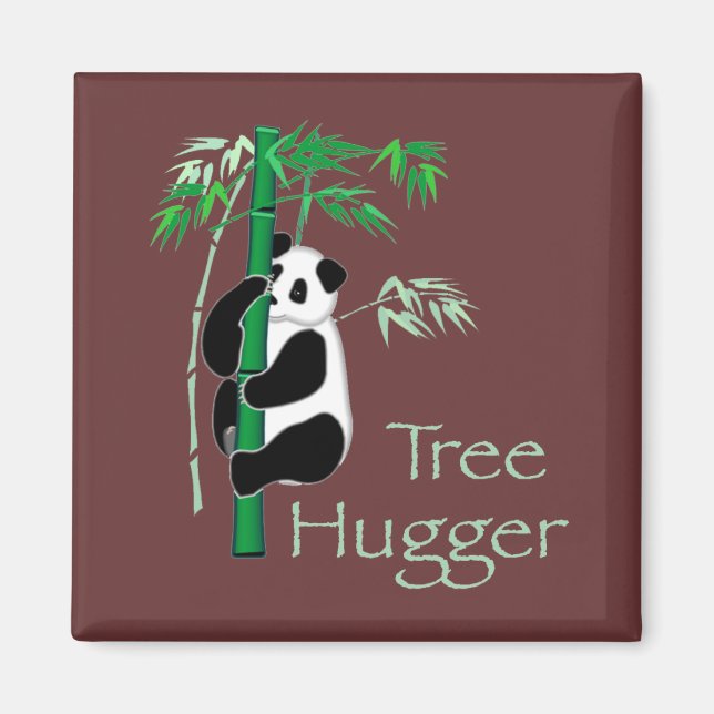 Imán Tree Hugger Panda (Frente)