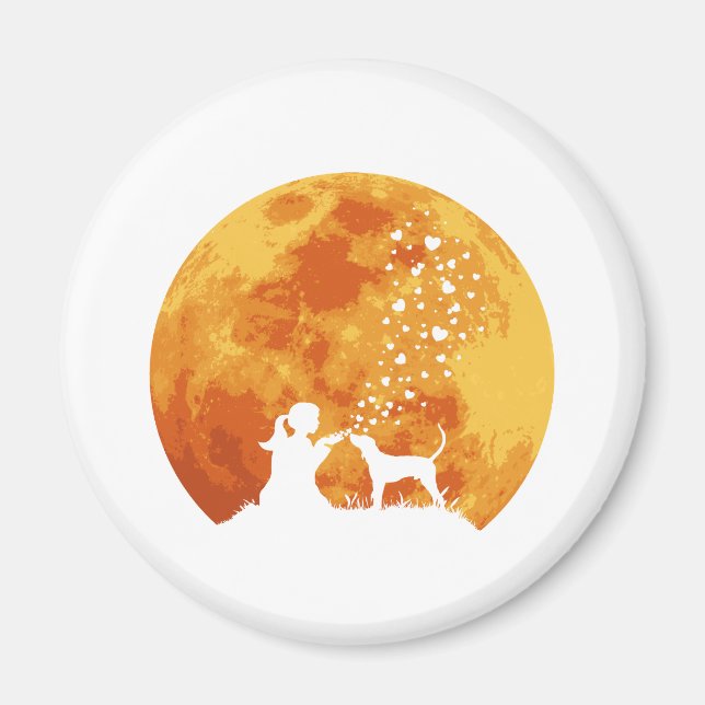 Imán Treeing Walker Coonhound (Frente)