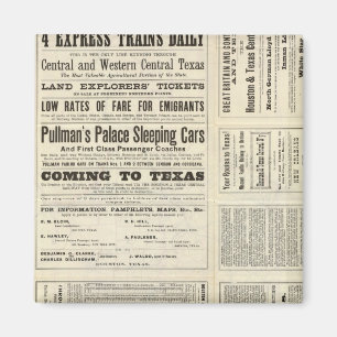 Imán Tren Central de Houston y Texas a través de Texas