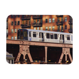 Imán Tren de Chicago en Riverbend
