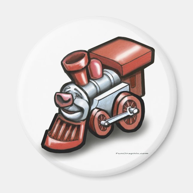 Imán Tren de juguete (Frente)