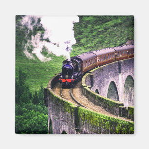 Imán Tren de locomotora en puente