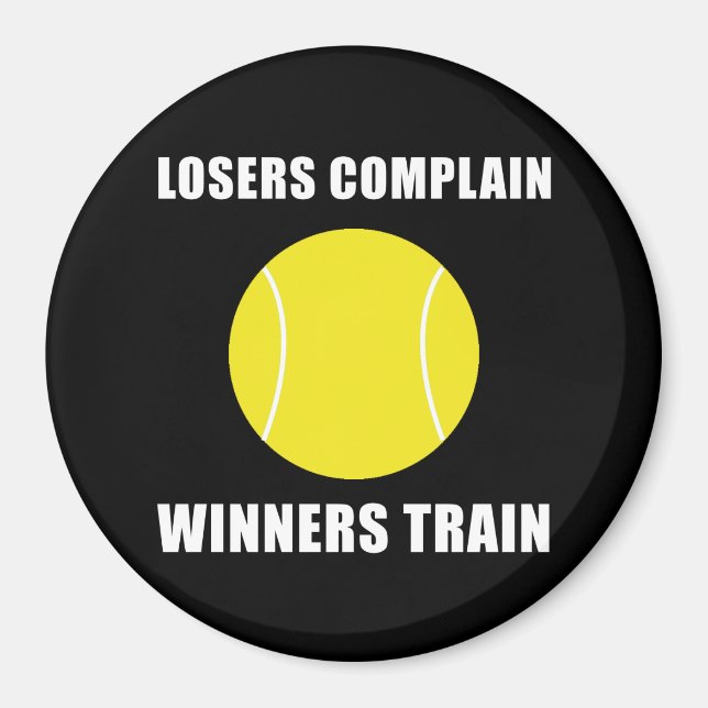 Imán Tren de los ganadores del tenis (Frente)