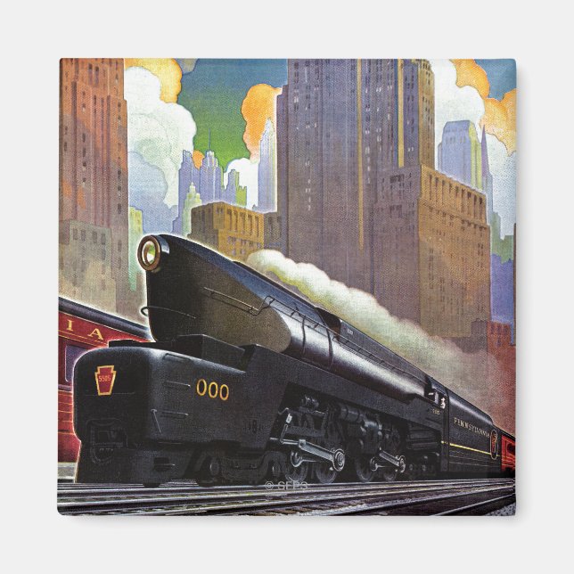 Imán Tren de Pensilvania por desconocido (Frente)