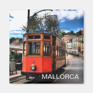 imán tren de Soller, en la isla de Mallorca