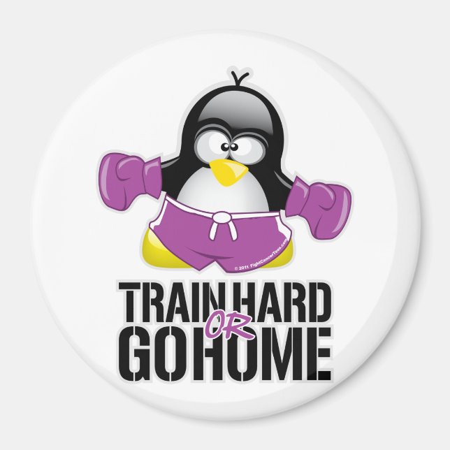 Imán Tren duro o váyanse a casa de Pingüino (Frente)