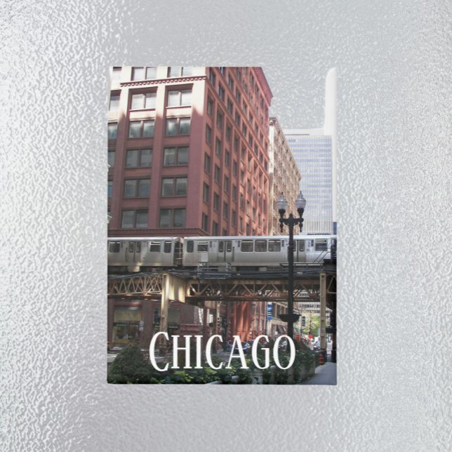 Imán Tren en bucle elevado de Chicago (In Situ Fridge)
