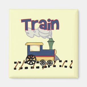 Imán Tren en las camisetas y los regalos de la pista