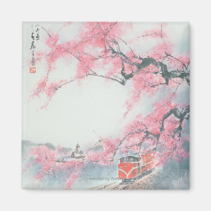 Imán tren Estrecho-cercado con barandilla en Mt. Ali