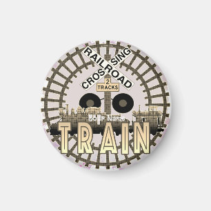 Imán Tren ferroviario antiguo