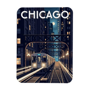 Imán Tren L Chicago Illinois Viajes