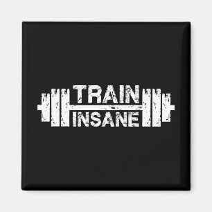 Imán Tren loco - Barbell, Gym, Workout Inspirador