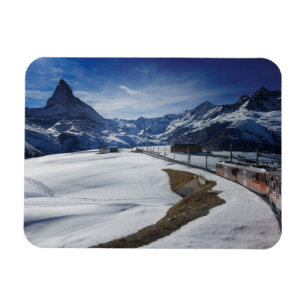 Imán Tren y Cervino ferroviarios de Gornergrat en