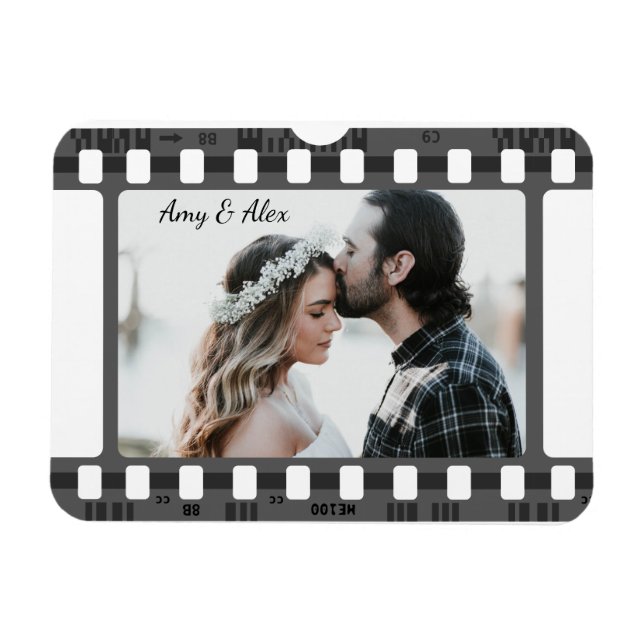 Imán Trendy Film Reel Movie Personalizado Picture Frame (Horizontal)