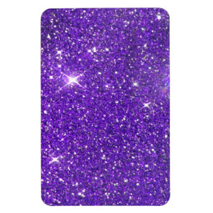 Imán Trendy Lavender Purple Sparkling Glitter Glitz