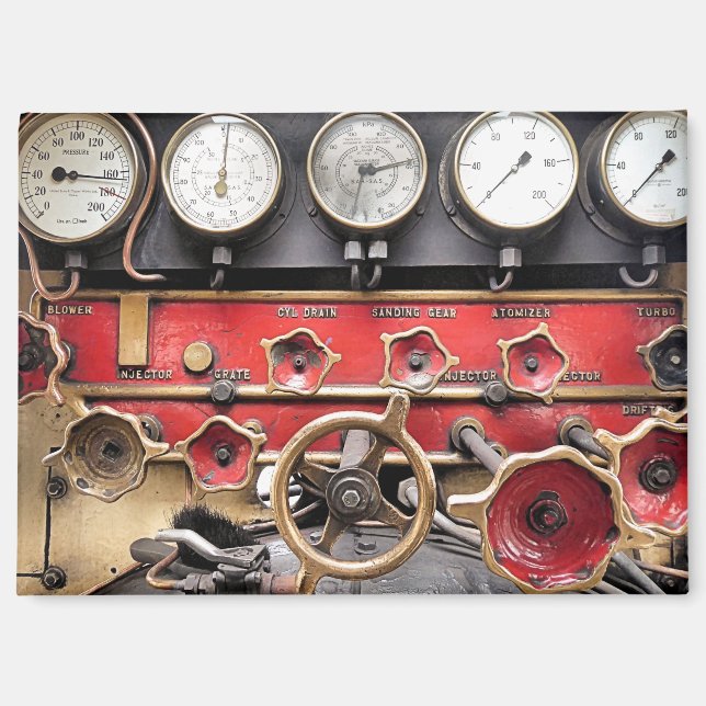 IMÁN TRENES DE VAPOR (Anverso)