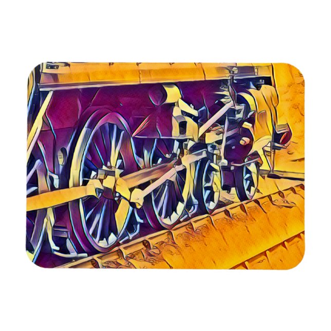 IMÁN TRENES DE VAPOR (Horizontal)