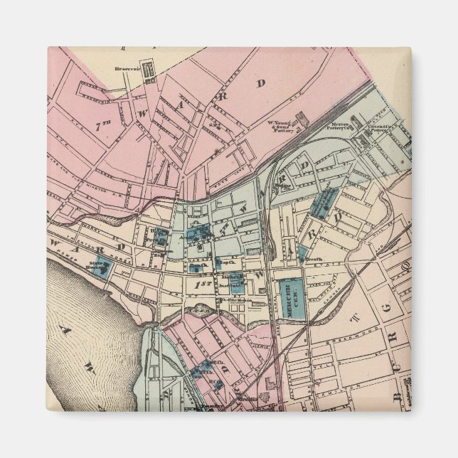 Imán Trenton, NJ (Frente)