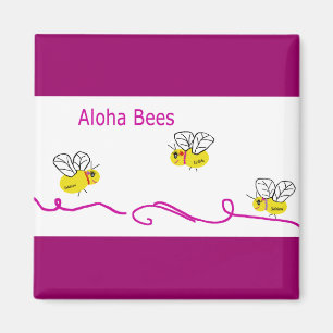 Imán tres abejas de la hawaiana