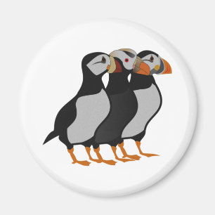 Imán Tres Albornoces Adorables Juntos Personalizado