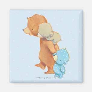 Imán Tres amigos adorables del oso