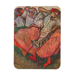 Imán Tres bailarinas rusas de Edgar Degas