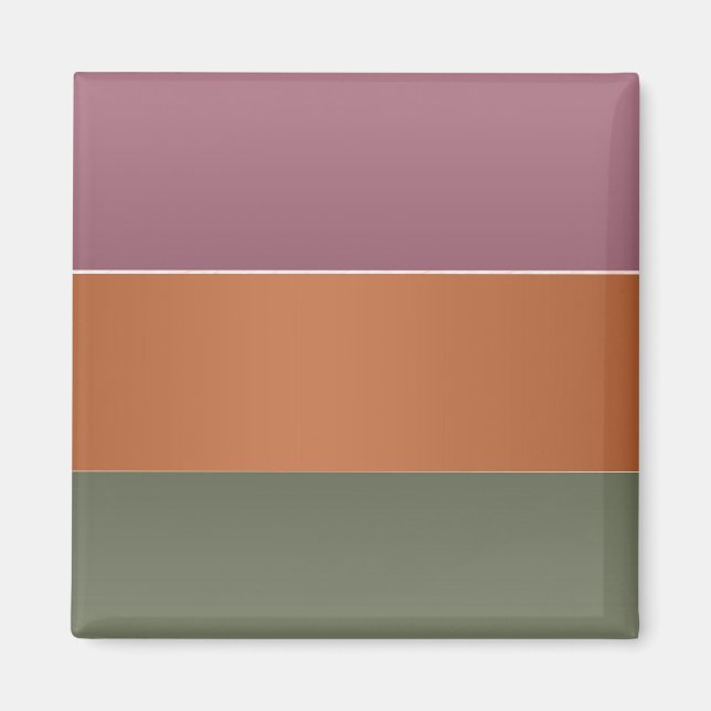 Imán Tres bandas de color de acabado Metalizado - Añadi (Frente)