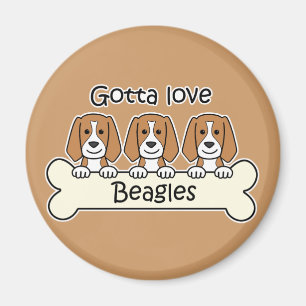 Imán Tres Beagles
