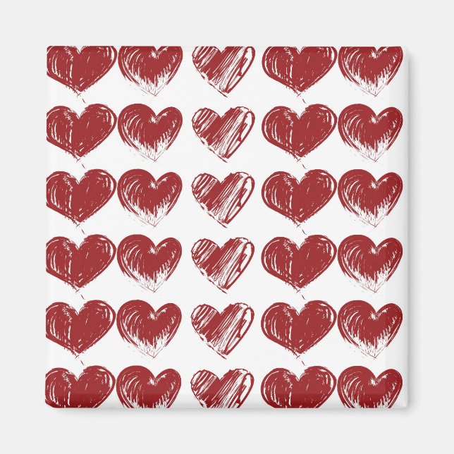 Imán Tres corazones (Frente)