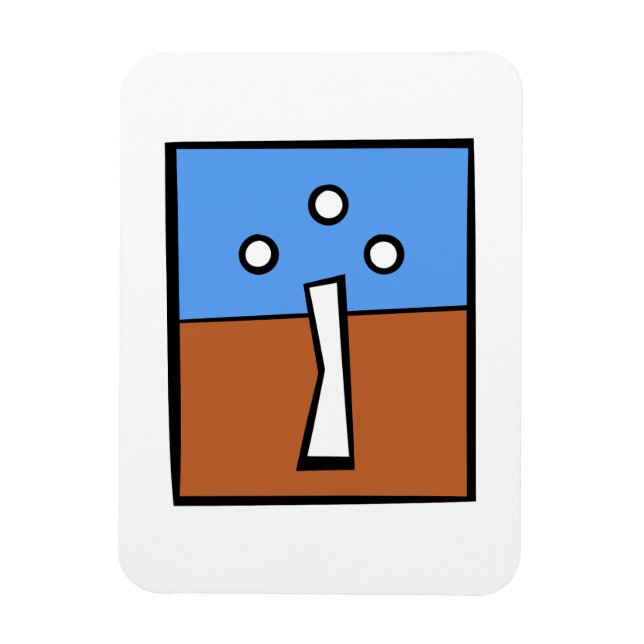 IMÁN TRES CRUZ DE BALL (Vertical)