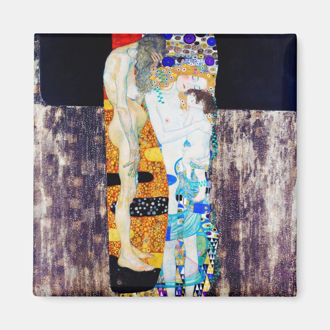 Imán Tres Edades de Vida, Gustav Klimt (Frente)