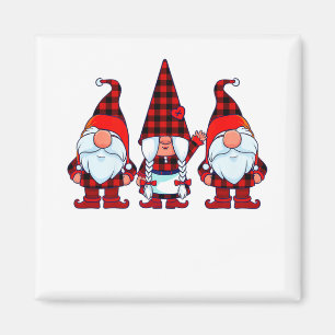 Imán Tres gnomos en Navidades de escúfalo rotos ganan N