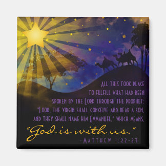 Imán Tres hombres sabios Biblia Verse Fridge Magnet