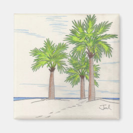 Imán TRES imanes PALMS (cuadrado)