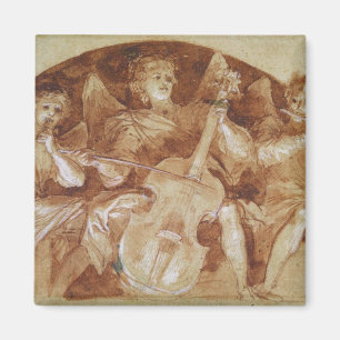 Imán Tres músicos del ángel