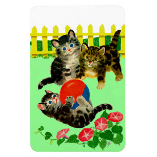 Imán tres pequeños gatitos