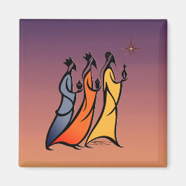 Imán Tres Reyes Magos Minimalista