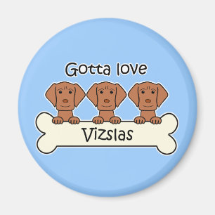 Imán Tres Vizslas