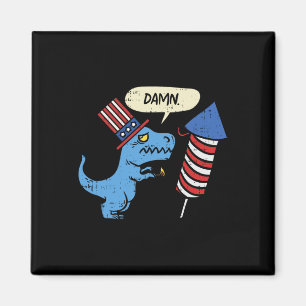 Imán Trex Cortas Manos Firecracker Funny Firework 4Of