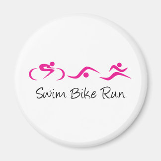 Imán Tri femenino: nadar.Bike.Run