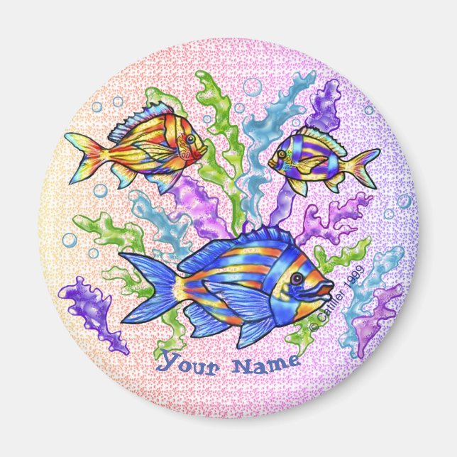 Imán Tríada de peces (Frente)