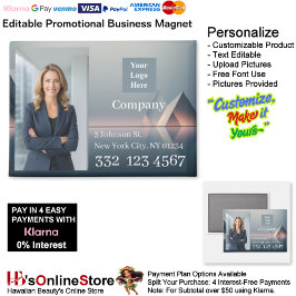 Imán Triangle Company Photo Logo Promotional Business